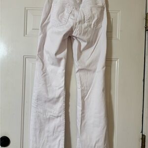 Ag Adriano Goldschmied White Bootcut Denim Jeans